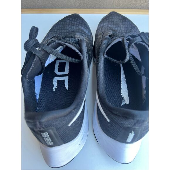 Nike Shoes Mens Size 9.5 Black White Swoosh Air Zoom Pegasus 37 Running Sneakers - Picture 7 of 10